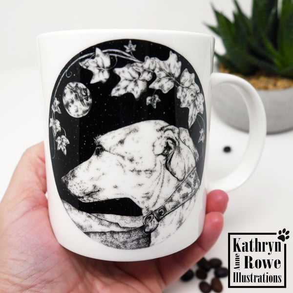 Lurcher, Lurcher Mug, Lurcher Lover, Sighthound, Greyhound, Whippet, Hound, Dog,