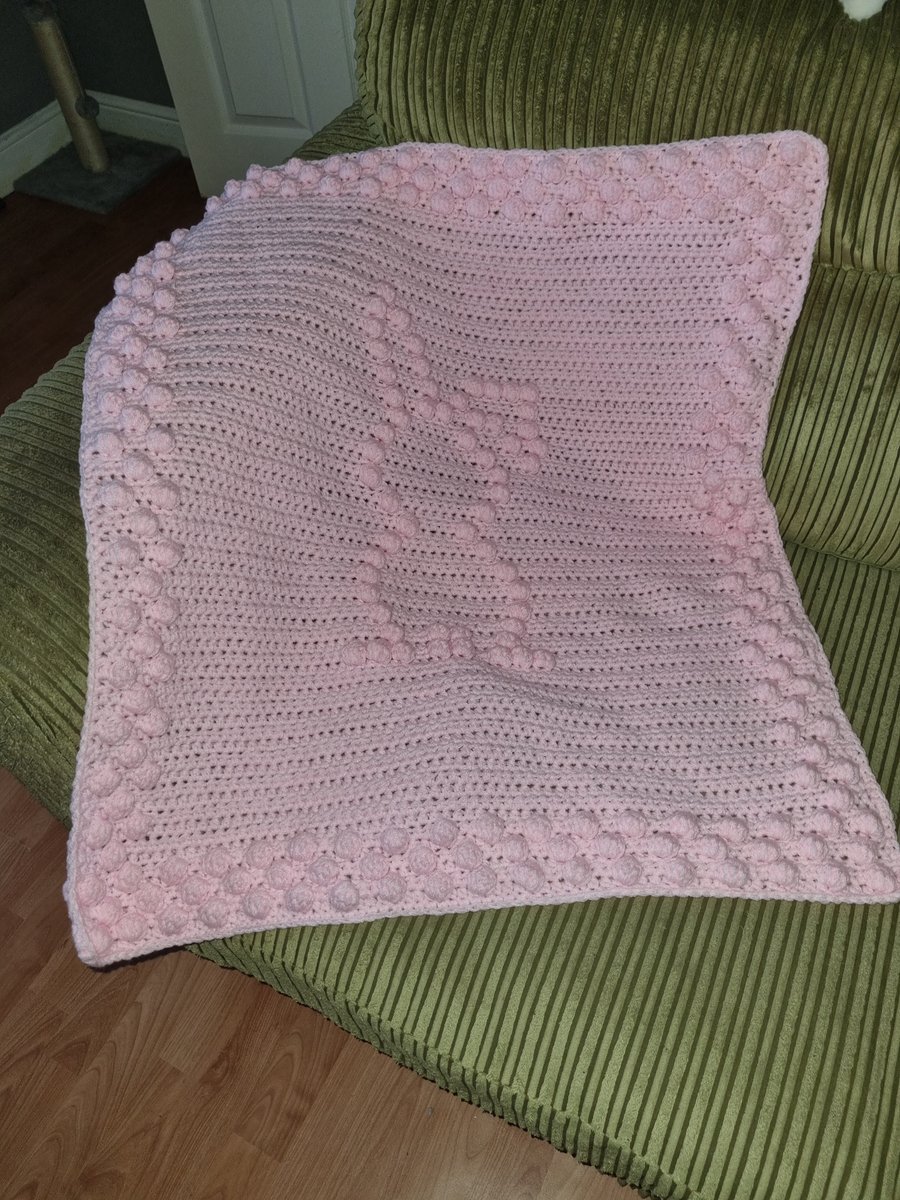 Handmade crochet blanket