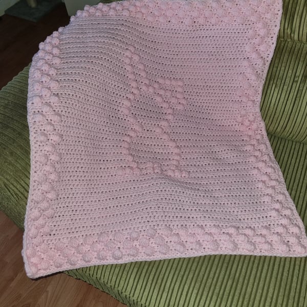 Handmade crochet blanket