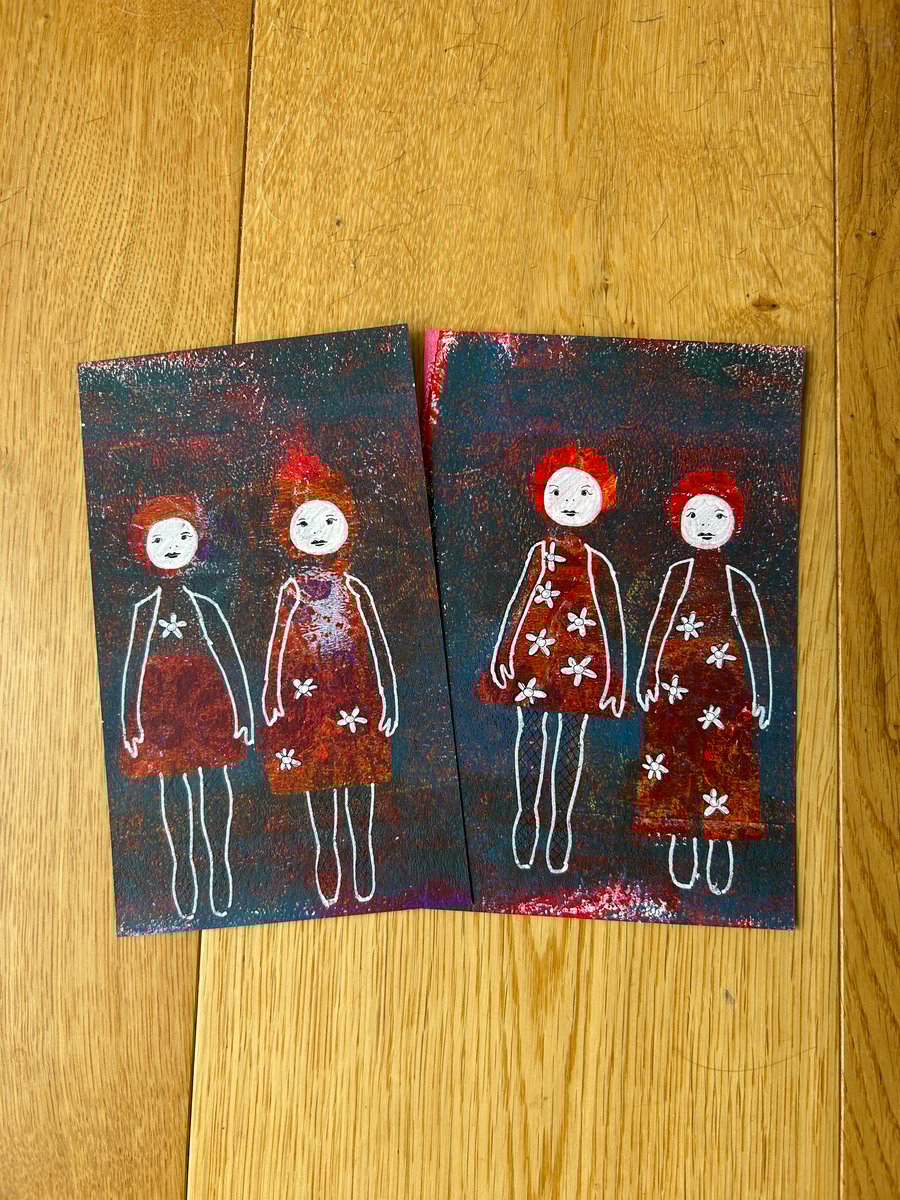 Fashion - Monoprints - Geliprint