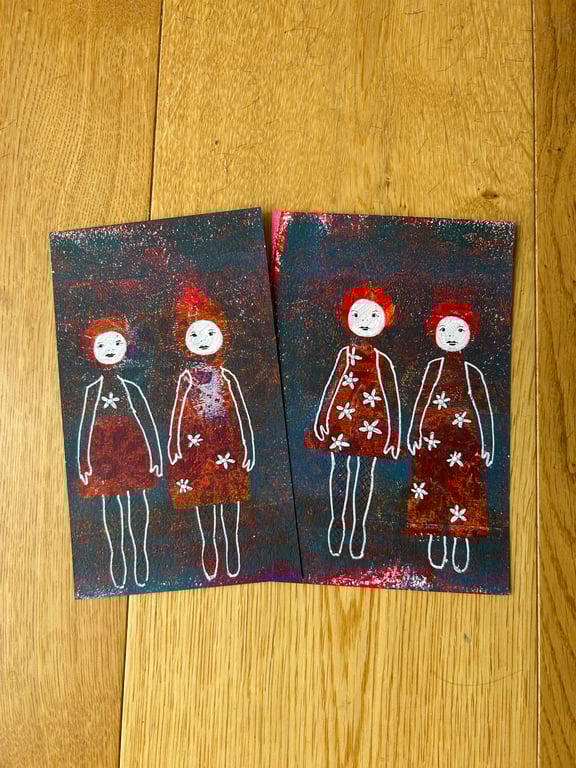 Fashion - Monoprints - Geliprint