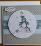Polar Bear and Penguin Christmas Card - Image 1