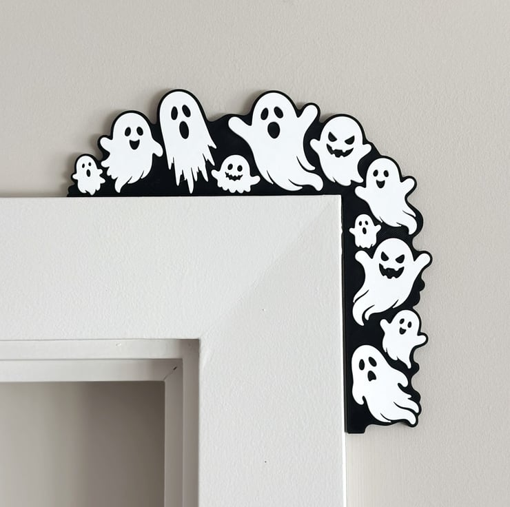 Halloween Ghost Corner Decoration – 3D Printed ... - Folksy