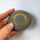 Painted Sun Stone
