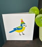 Blue Tit Bird Birthday Card - Image 2