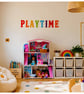 Playtime Wooden Letters Wall Kids Room, Nursery or Classroom Decor  - Image 4