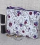 Large coin purse, pouch, floral. - Image 4
