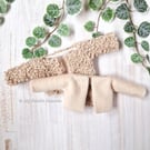 PDF Doll Jacket Sewing PATTERN, Easy Photo-tutorial, Step-by-step