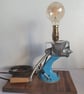 1970s Kitchen Spong Table Lamp - Quirky Repurposed Lighting - Edison Light Bulb