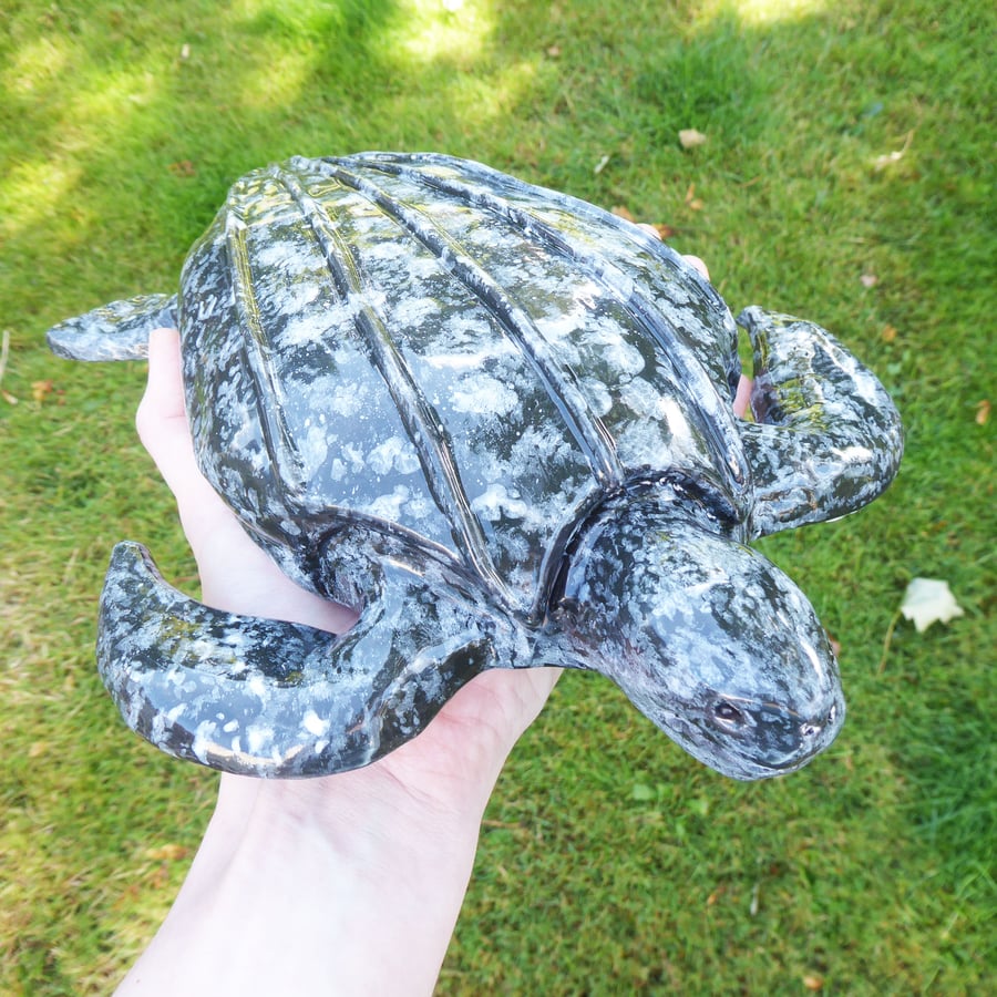 Turtle Ceramic Sculpture - Handmade