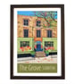 The Grove Surbiton travel poster print by Susie West - Image 2