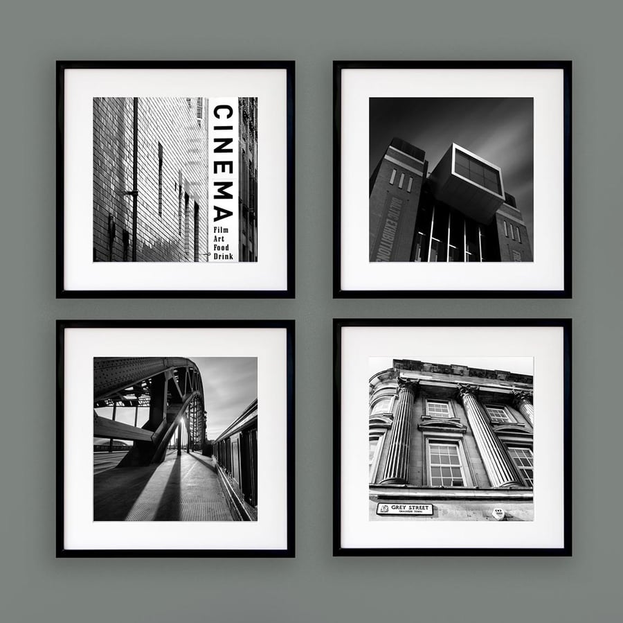 Newcastle print set - North East England gallery wall art - Fine art photography