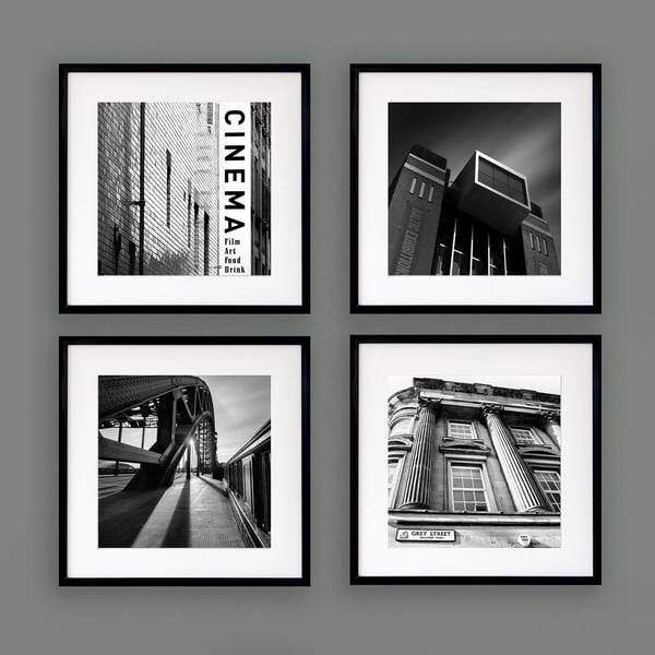 Newcastle print set - North East England gallery wall art - Fine art photography