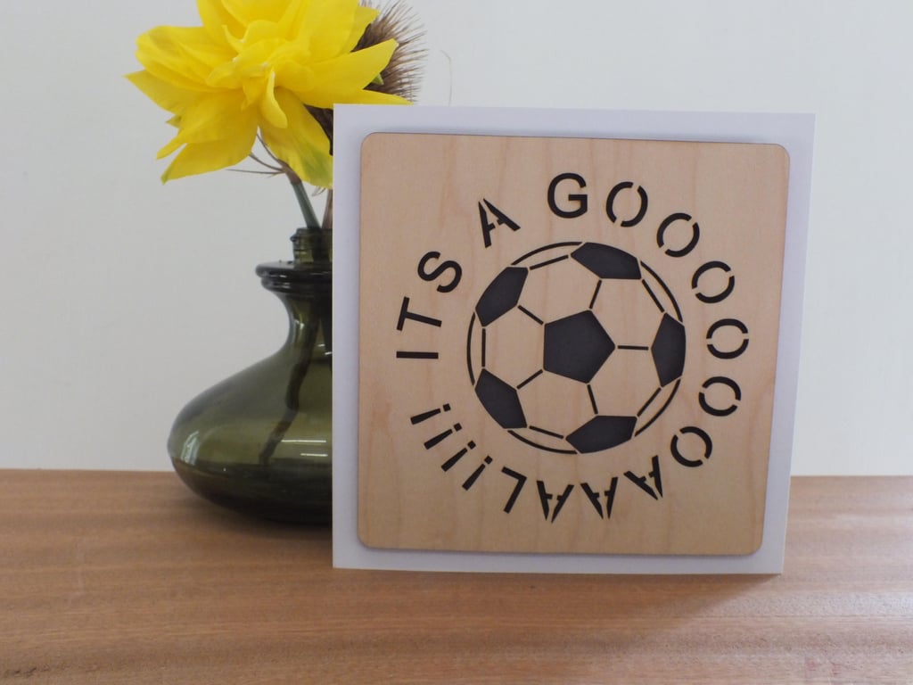The "Football Fanatic" Greetings Card 