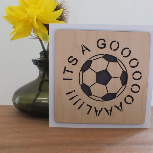 The "Football Fanatic" Greetings Card 