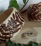 Pyrography rowan berries & leaves wooden bangle  - Image 3