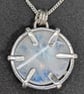 Sterling silver hare pendant, Moonstone pendant, Hare jewellery - Image 5