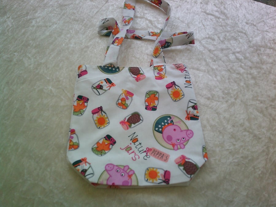 Peppa Pig & Nature Jars Child's Fabric bag