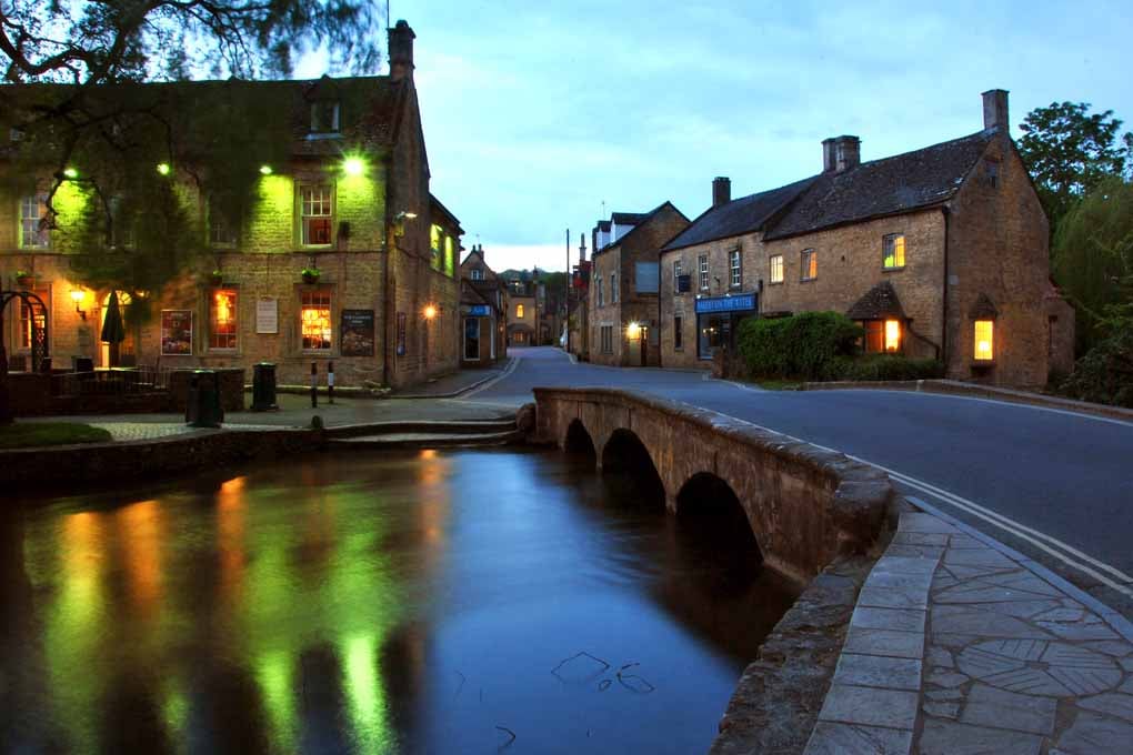 Old Manse Hotel Bourton On The Water Cotswolds Photograph Print
