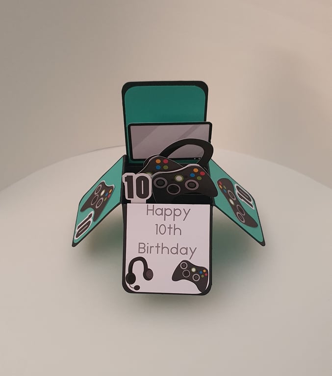 PC Gamer Birthday Box Card - Can be personalised