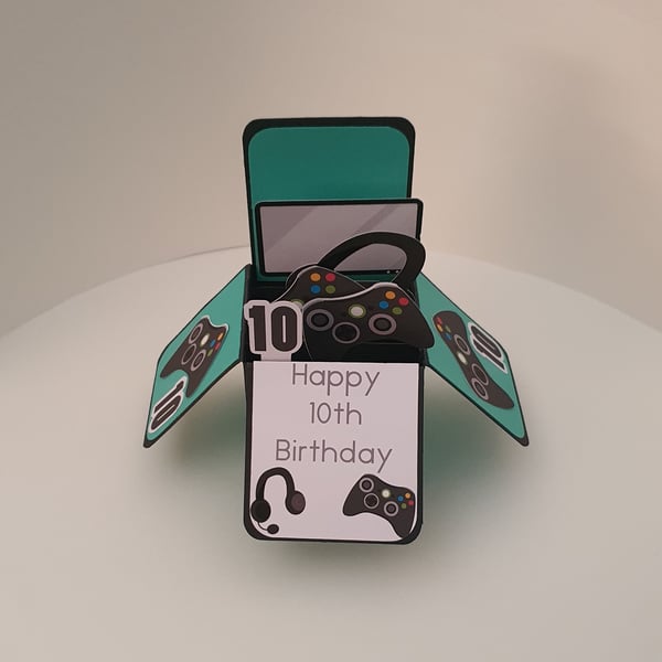 PC Gamer Birthday Box Card - Can be personalised
