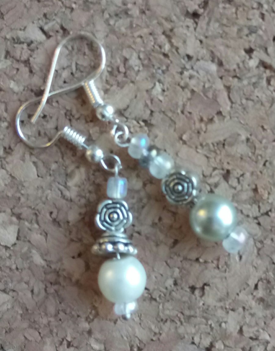 Lovely Dangly Sterling Silver Earrings