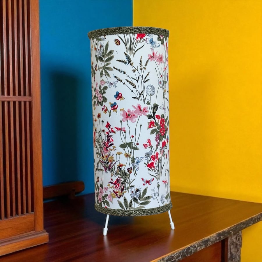 Wild Meadow Floral Lamp - 39cm tall
