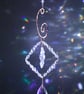 Suncatcher beautiful handmade textured wire work and sparkly beads - Image 2