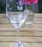 Small Engraved Crystal Glass