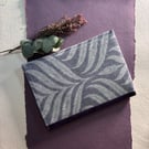 Plush hand pieced and quilted Muji notebook with free personalisation