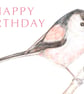 Long-tailed Tit - Birthday Card - Image 1