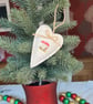 Handmade linen Toadstool lavender bag  - Image 3
