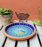 Bluetit Feathered Friend Mosaic Bird Bath - Image 3