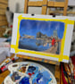 Canning Dock Liverpool Art Print - Original Fine Art - A5 or A4 - Image 10