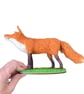 Fox woollen sculpture, needle felted animal, standing fox (24-2) - Image 5