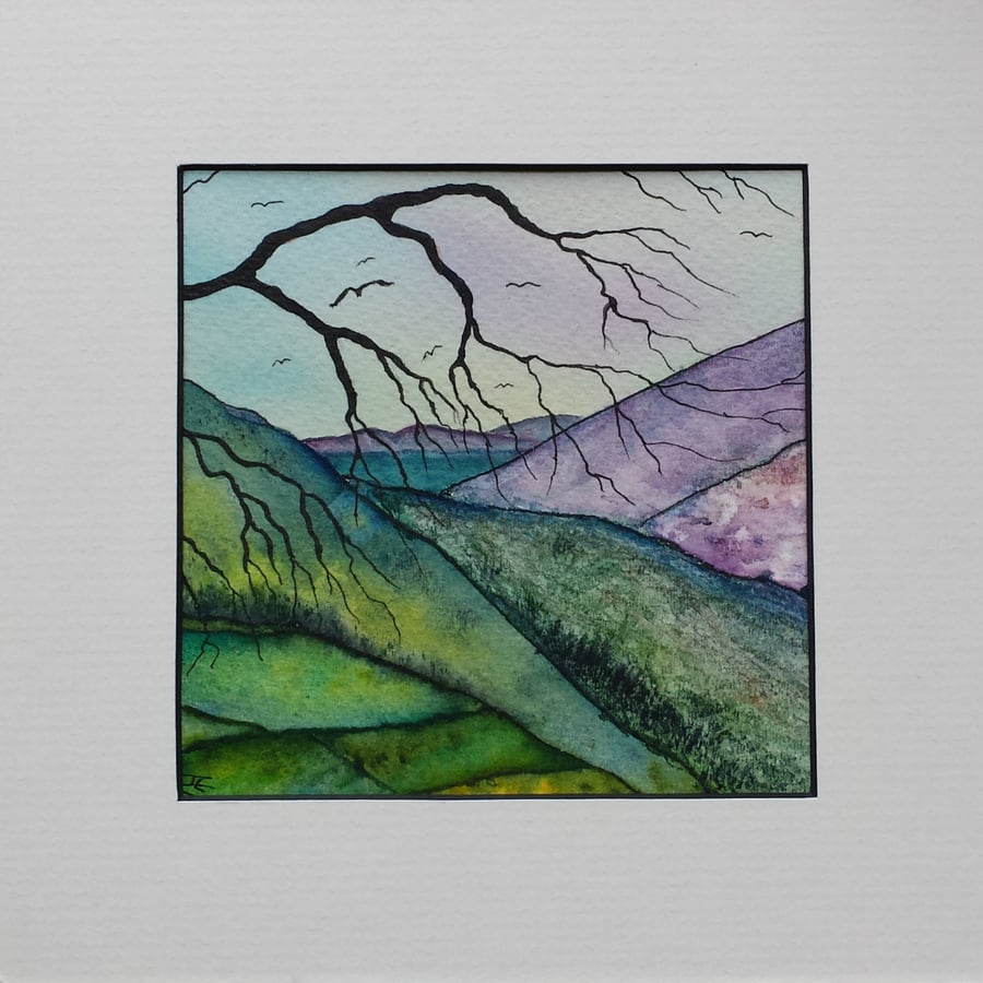 Between Two Shores, an original painting