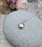 Sterling Silver Pebble Necklace with Silver Star - JBJ2022 - Image 2