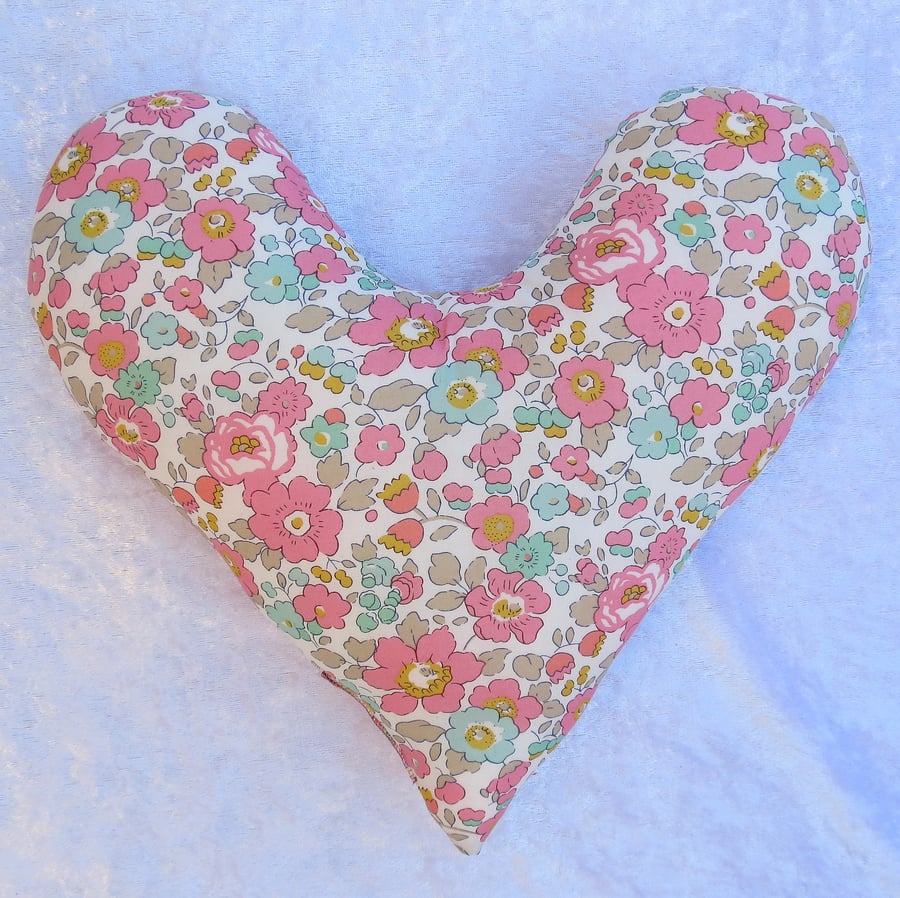 Heart Pillow.  Breast cancer.  Underarm pillow.  Betsy.