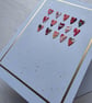 Liberty Print Fabric Hearts Card (mini hearts) - Image 10