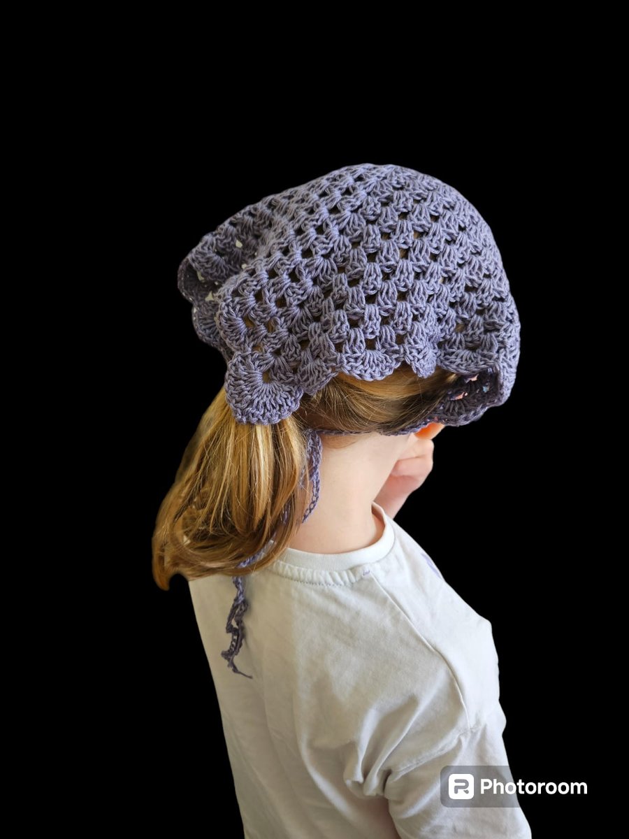 crochet bandana girl 3-6 years