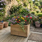 Reclaimed Wood Garden Planter - Decking Board Planter, Pressure Treated