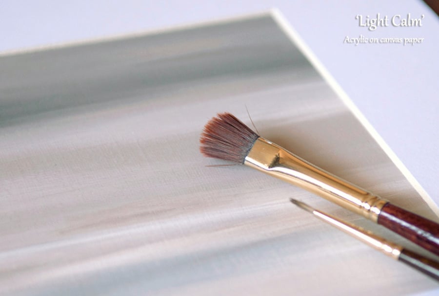 'Light Calm' acrylic painting