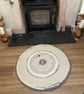 Circular 100% British Wool rug