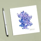 Bluebells square card