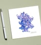 Bluebells square card