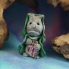 Tiny Woodland FirkinTroll 'Flinty' 2" OOAK Sculpt by Ann Galvin