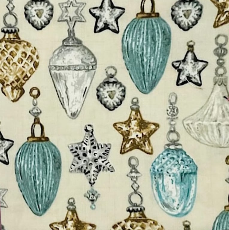 Christmas Baubles Fat Quarter