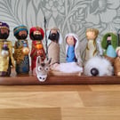 Peg Doll Nativity Set