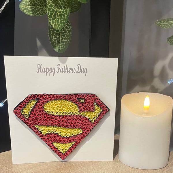 Stunning Handmade Quilled Father's Day Card