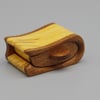 Handmade "mini" wooden trinket, jewel box. Bandsaw Box.